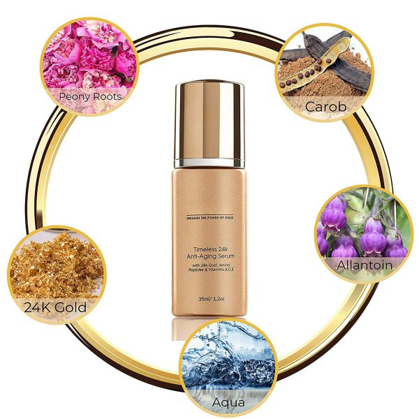 24K Gold Anti-Aging Serum contract manufacturing, custom formulas and private label