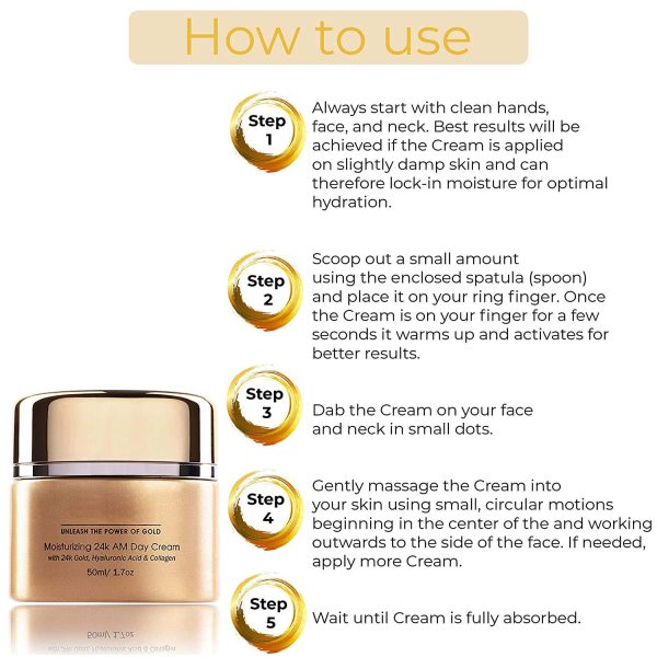 24K Gold Day Cream contract manufacturing, custom formulas and private label