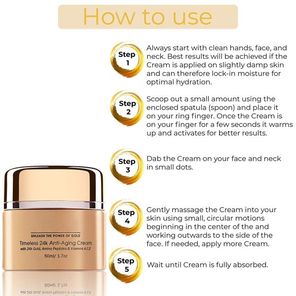 24K Gold Anti-Aging Cream contract manufacturing, custom formulas and private label