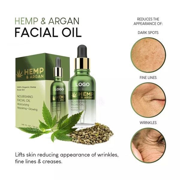 Hemp Facial oil contract manufacturing, custom formulas and private label