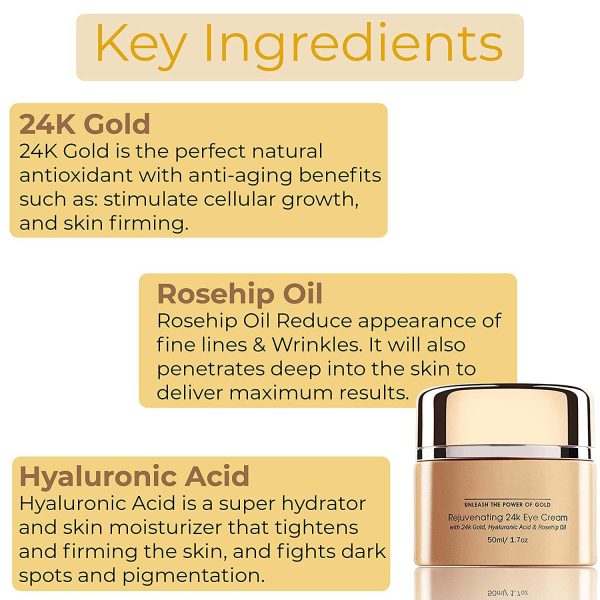 24k Gold Eye Cream contract manufacturing, custom formulas and private label