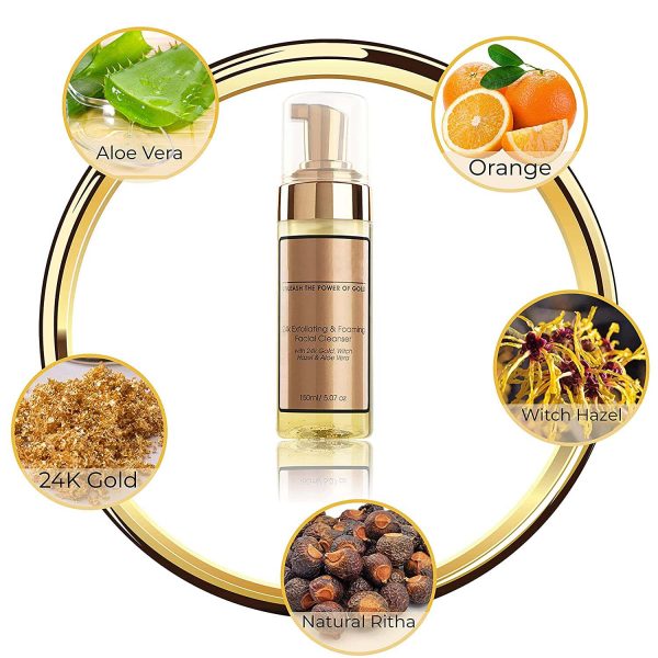 24K Gold Face Wash contract manufacturing, custom formulas and private label