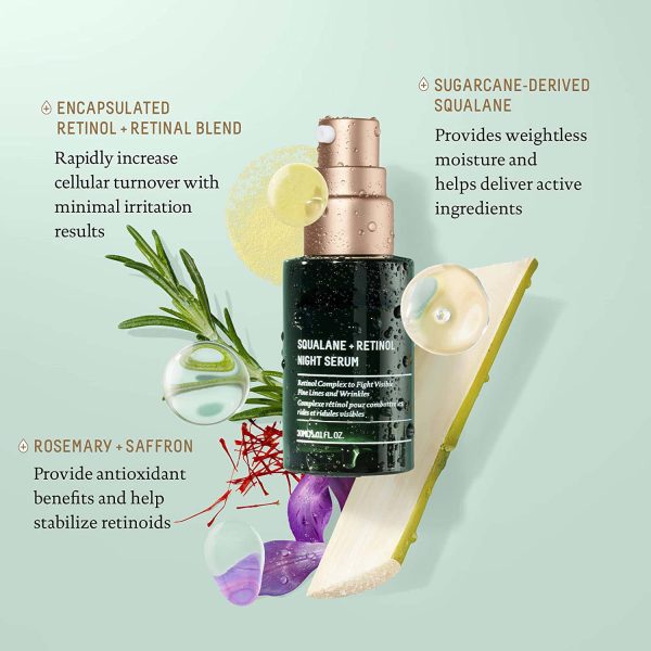 Anti Aging Squalane Retinol Serum contract manufacturing, custom formulas and private label